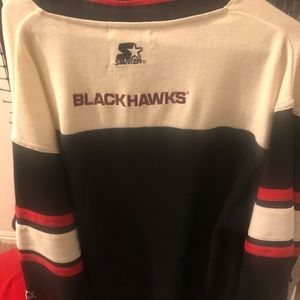 Brand new old school blackhawks jersey!